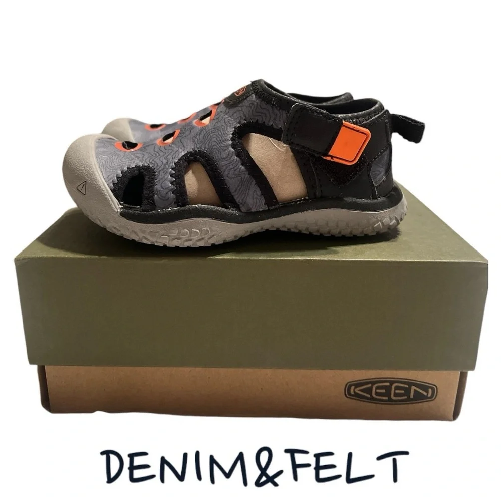 KEEN Unisex-Child Stingray Closed Toe Water Sandals/Shoes‎ | NEW/NIB!!🩶🌊